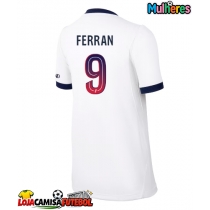 Camisa de Futebol Paris Saint-Germain Ferran Torres #9 Equipamento Secundário Mulheres 2026-27 Manga Curta